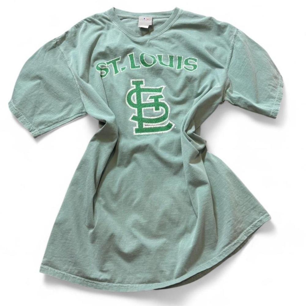 St Louis Cardinals St‎ Patrick's Day Green Tee